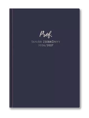 Tanári zsebkönyv, 2026/2027 tanév, A5, heti, TOPTIMER, kék (NKTAU)