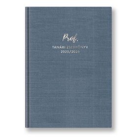   Tanári zsebkönyv, 2025/2026 tanév, A5, heti, TOPTIMER, kékesszürke (NKTKSZ25)