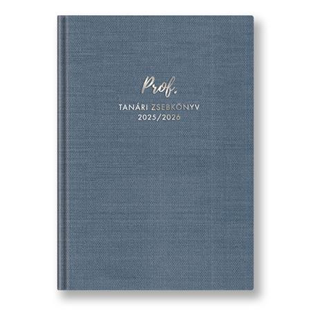 Tanári zsebkönyv, 2025/2026 tanév, A5, heti, TOPTIMER, kékesszürke (NKTKSZ25)