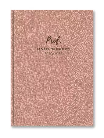 Tanári zsebkönyv, 2026/2027 tanév, A5, heti, TOPTIMER, púder bubble (NKTKSZU)