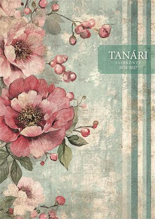 Tanári zsebkönyv, 2026/2027 tanév, A5, heti, TOPTIMER, Vintage (NKTTMARU)