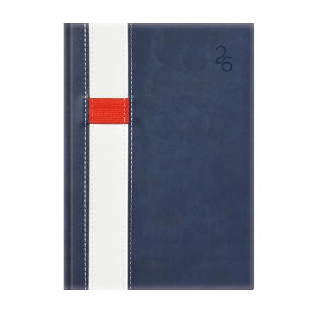 Naptár, tervező, A5, napi, TOPTIMER Vario, kék-fehér (NKV021KFU)