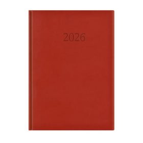   Naptár, tervező, A4, napi, TOPTIMER Wide, bordó (NKW024BU)