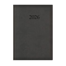   Naptár, tervező, A4, napi, TOPTIMER Wide, fekete (NKW024FKU)