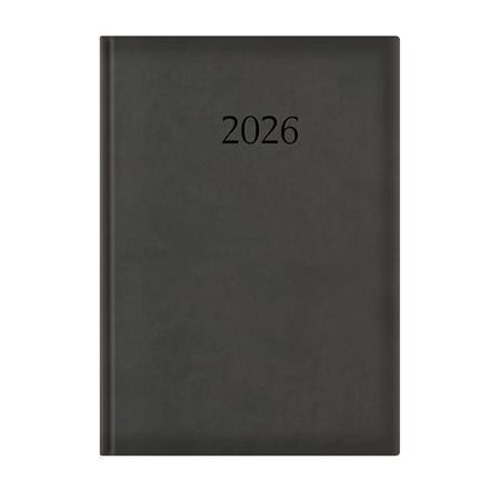 Naptár, tervező, A4, napi, TOPTIMER Wide, fekete (NKW024FKU)