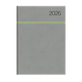   Naptár, tervező, B5, heti, TOPTIMER, Young, szürke-zöld (NKY011SZZU)