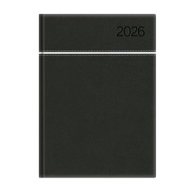   Naptár, tervező, A5, napi, TOPTIMER, Young, fekete-fehér (NKY021FFU)