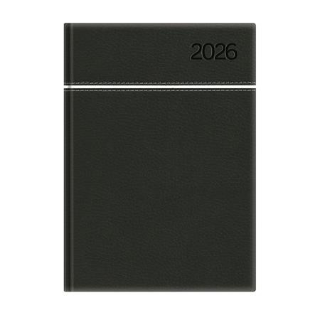 Naptár, tervező, A5, napi, TOPTIMER, Young, fekete-fehér (NKY021FFU)