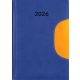 Naptár, tervező, A5, napi, DAYLINER Memphis, kék-sárga (NMA5KSU)