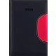 Naptár, tervező, B5, heti, DAYLINER Memphis, fekete-piros (NMB5FKPU)
