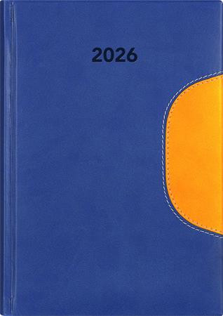 Naptár, tervező, B5, heti, DAYLINER Memphis, kék-sárga (NMB5KSU)