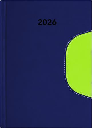 Naptár, tervező, B5, heti, DAYLINER Memphis, kék-zöld (NMB5KZU)