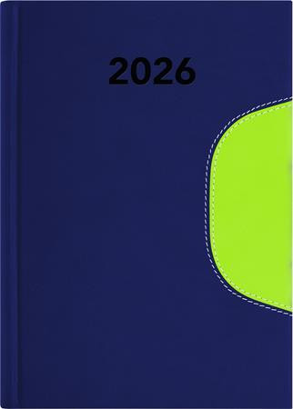Naptár, tervező, B6, heti, DAYLINER Memphis, kék-zöld (NMB6KZU)