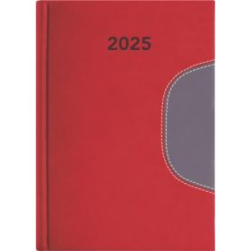   Tárgyalási napló, B5, DAYLINER, Memphis, piros-szürke (NMTB5PSZ)