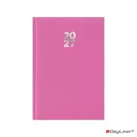   Naptár, tervező, A5, heti, DAYLINER, Pannon, fuchsia (NPA5HPIU)