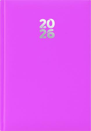 Naptár, tervező, A5, heti, DAYLINER, Pannon, fuchsia (NPA5HPIU)