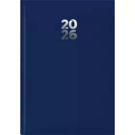   Naptár, tervező, A5, heti, DAYLINER, Pannon, sötétkék (NPA5HSKU)