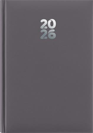 Naptár, tervező, A5, heti, DAYLINER, Pannon, szürke (NPA5HSZU)