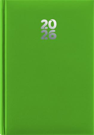 Naptár, tervező, A5, heti, DAYLINER, Pannon, világoszöld (NPA5HVZU)