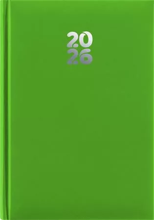 Naptár, tervező, A5, napi, DAYLINER, Pannon, világoszöld (NPA5VZU)