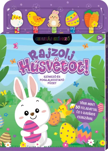 Ceruzás kifestő - Rajzolj húsvétot!