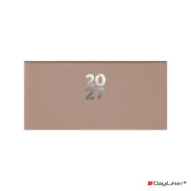   Zsebnaptár, fekvő elrendezésű, DAYLINER, Pannon, natúr (NPZSNAU)