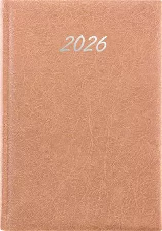 Naptár, tervező, A5, napi, DAYLINER, Rebel, bézs (NRA5BEU)