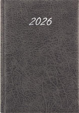 Naptár, tervező, A5, napi, DAYLINER, Rebel, szürke (NRA5SZU)