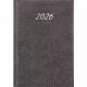 Naptár, tervező, A5, napi, DAYLINER, Rebel, szürke (NRA5SZU)