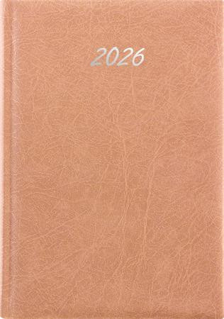 Naptár, tervező, B5, heti, DAYLINER, Rebel, bézs (NRB5BEU)