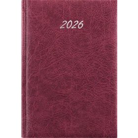   Naptár, tervező, B5, heti, DAYLINER, Rebel, bordó (NRB5BOU)
