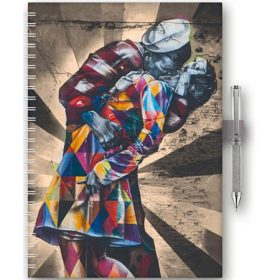   Naptár, tervező, A5, heti, DAYLINER, InSpiral, graffiti (NSA5HGU)