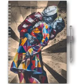   Naptár, tervező, A5, heti, DAYLINER, InSpiral, graffiti (NSA5HGU)