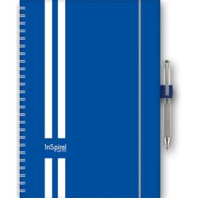   Naptár, tervező, A5, heti, DAYLINER, InSpiral GT, kék-fehér (NSA5HKFU)