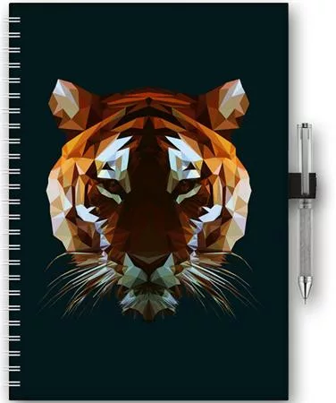 Naptár, tervező, A5, heti, DAYLINER, InSpiral, tiger (NSA5HTU)