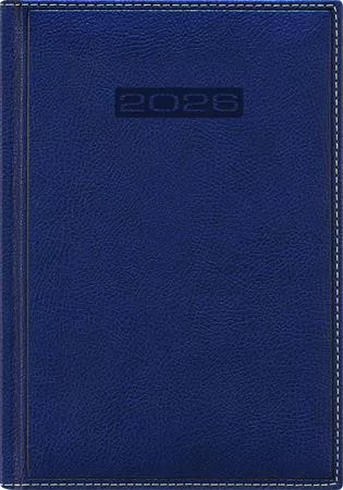 Naptár, tervező, A5, napi, DAYLINER, Sherwood, kék (NSA5KU)