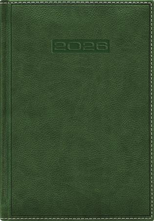 Naptár, tervező, B5, heti, DAYLINER Sherwood, zöld (NSB5ZU)