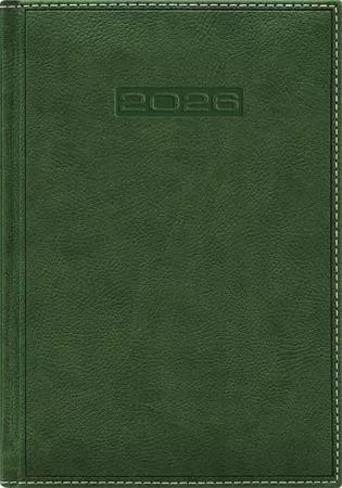 Naptár, tervező, B5, heti, DAYLINER Sherwood, zöld (NSB5ZU)