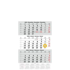   Naptár, speditőr, három hónapos, egy tömbös, üres fejrész, DAYLINER (NSPED1FU10U)