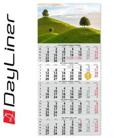   Naptár, speditőr, öt hónapos, egy tömbös, DAYLINER (NSPED1H5U)