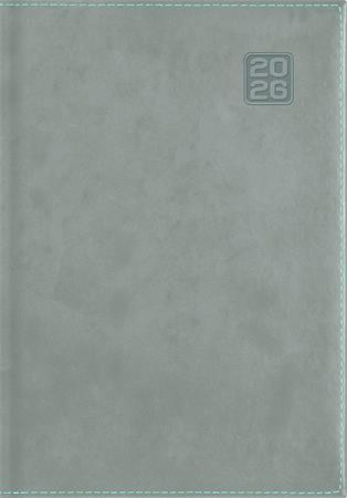 Naptár, tervező, B5, heti, DAYLINER Square, szürkéskék (NSQB5SZU)