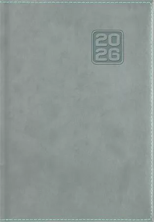 Naptár, tervező, B6, heti, DAYLINER Square, szürkéskék (NSQB6SZU)