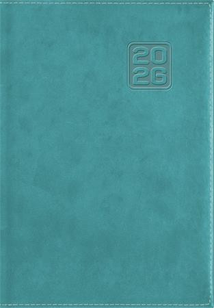 Naptár, tervező, B6, heti, DAYLINER Square, türkiz (NSQB6TU)