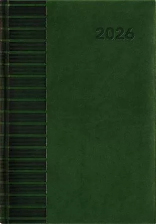 Naptár, tervező, A5, napi, DAYLINER, Tucson, zöld (NTA5ZU)