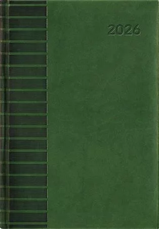 Naptár, tervező, B5, heti, DAYLINER, Tucson, zöld (NTB5ZU)