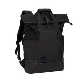   Notebook hátizsák, 15,6, rolltop, 25L, RIVACASE 5321 Dijon, fekete (NTRDI5321B)