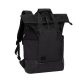 Notebook hátizsák, 15,6, rolltop, 25L, RIVACASE 5321 Dijon, fekete (NTRDI5321B)