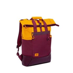   Notebook hátizsák, 15,6, rolltop, 25L, RIVACASE 5321 Dijon, bordó (NTRDI5321R)