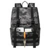 Notebook hátizsák, 15,6, rolltop, 15L, RIVACASE 7621 Sherwood, szürke-terepminta (NTRE7621GC)