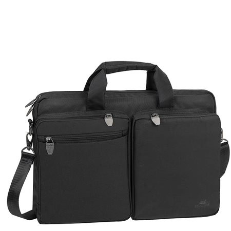 Notebook táska, 16, RIVACASE Tiergarten 8530, fekete (NTRT8530B)